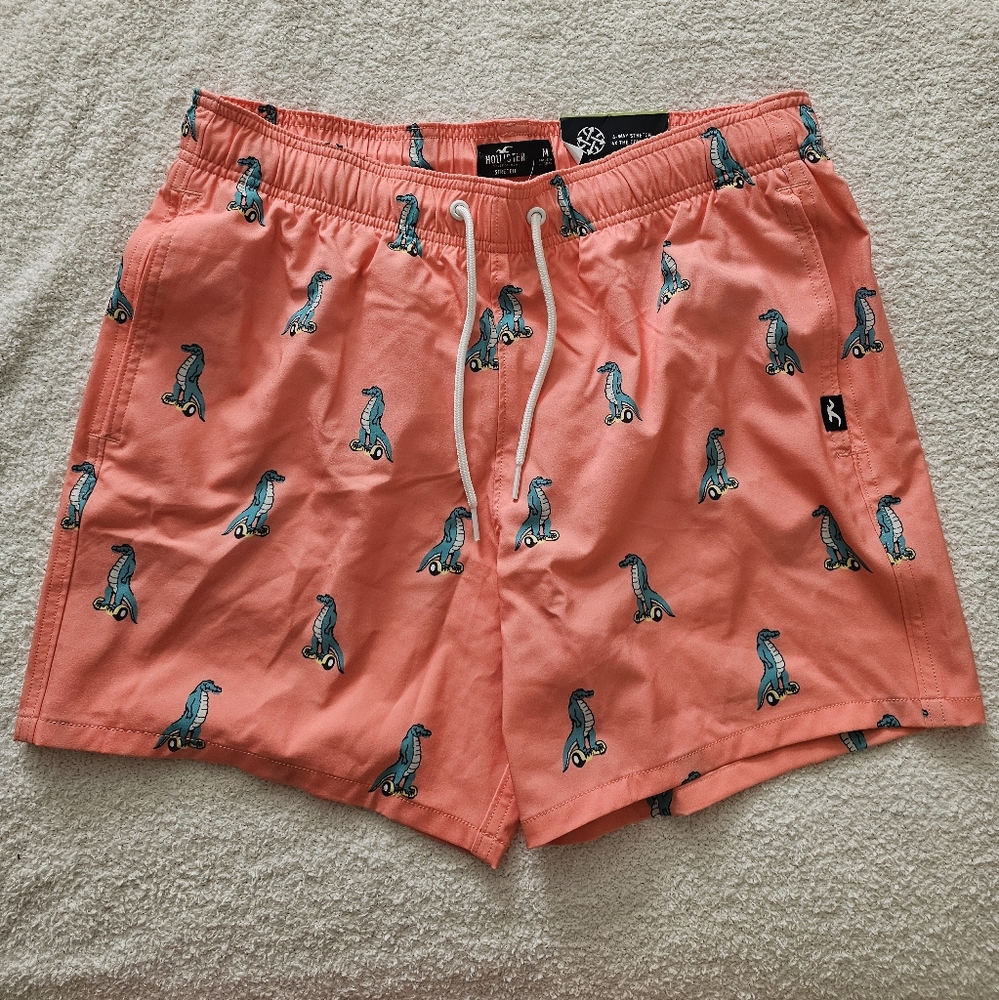 NWT Hollister Swim Trunks 5"